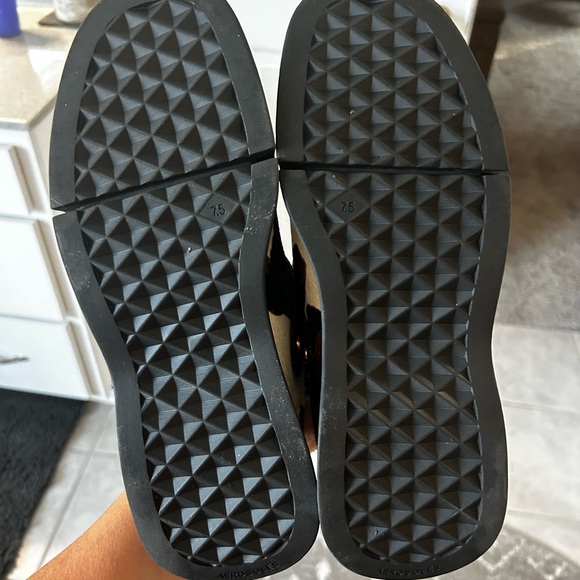 AEROSOLES Animal Print Clogs with Gold Accent - Picture 4 of 5